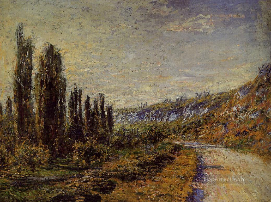 The Road from Vetheuil Claude Monet Oil Paintings